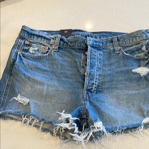 GAP Blue Jean Shorts Vintage Cut-Off Style